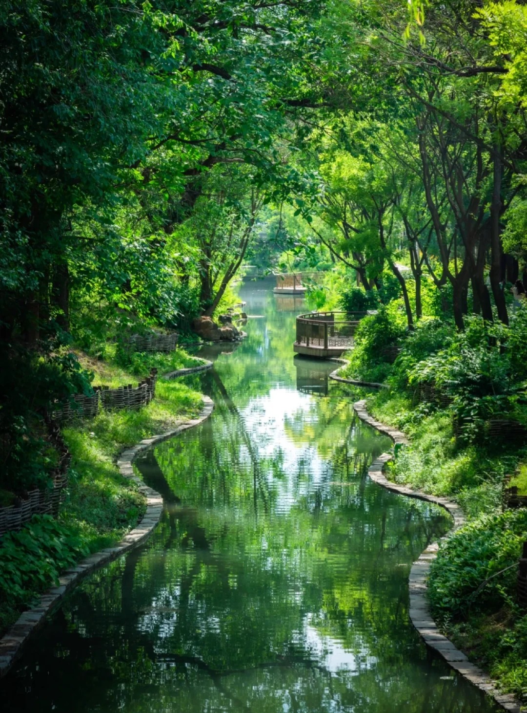 Summer Chinese camp students at the Great Wall