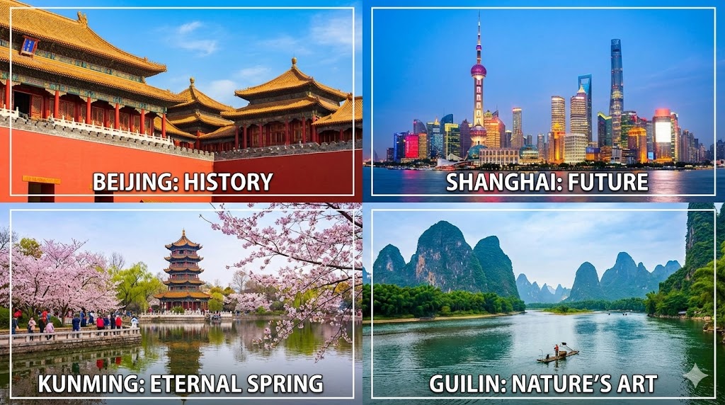Popular cities to learn Chinese in China